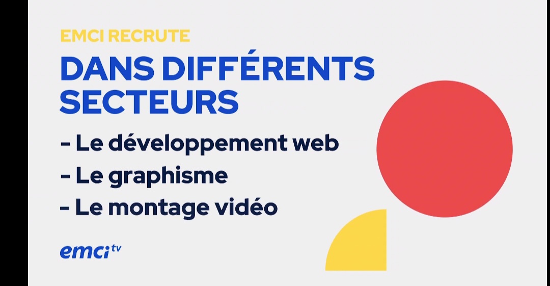 EMCI recrute un(e) Chef de projet à temps plein