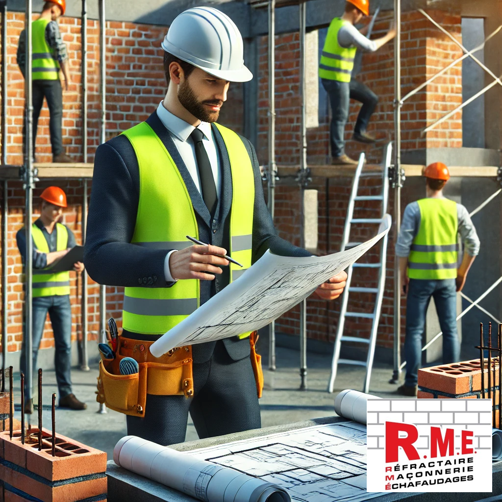 Contremaître maçonnerie et échafaudages
